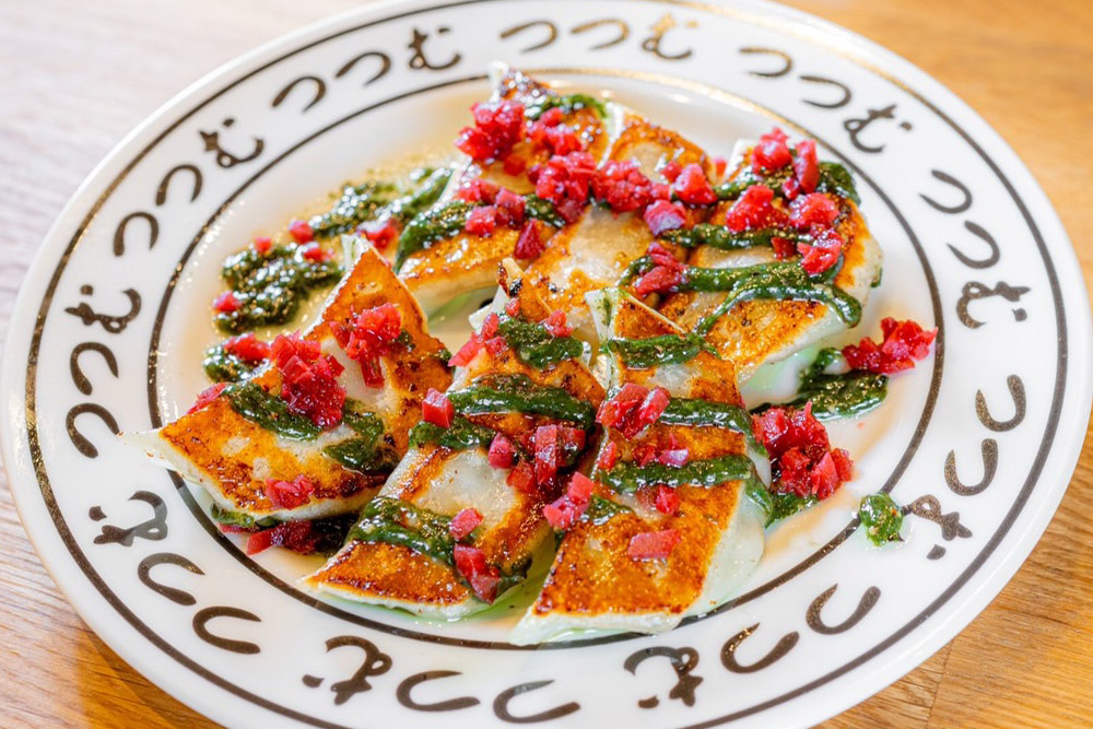 梅と大葉の焼き餃子